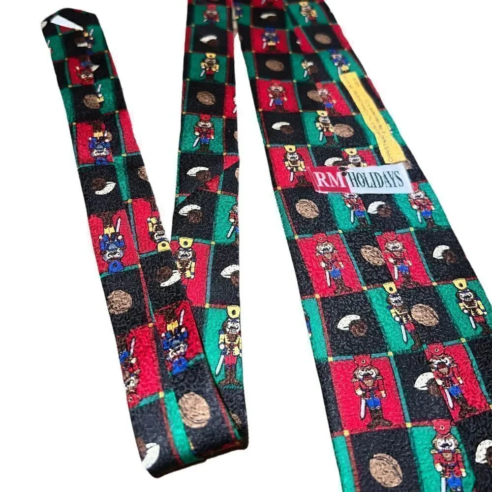 VTG 1998 RM Holidays Silk Nutcracker‎ Christmas Tie Made in USA
